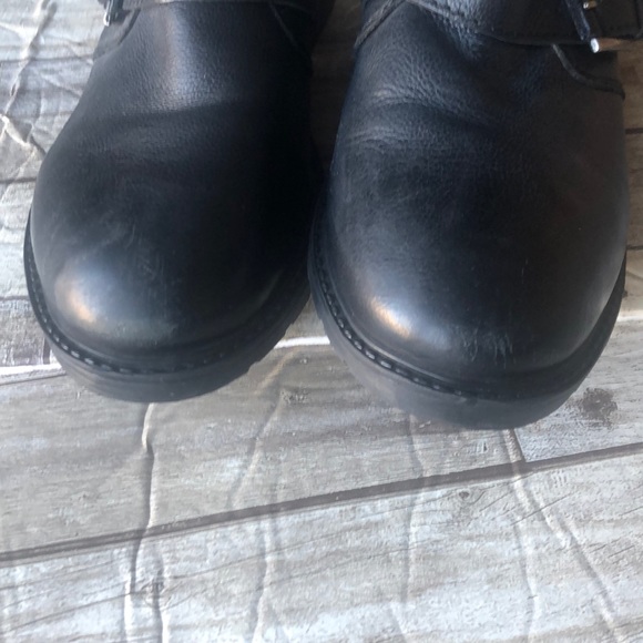 Zara  Black Moto Low Boots - Picture 10 of 16